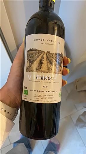 Zuidwest-Frankrijk Cahors Ch. Cantelauze-mezy Prestige 2018