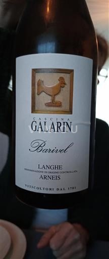 Piedmont Wines Langhe Cascina Galarin Barivel Non-Vintage