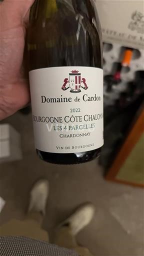 Burgundy Burgundy Côte Chalonnaise Domaine Cardon Les 4 Parcelles 2022