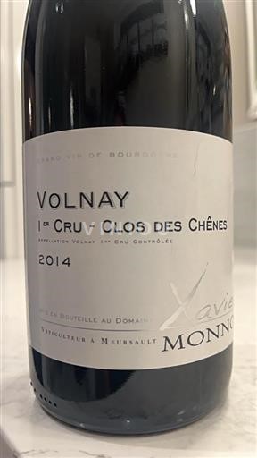 Burgundija Volnay Premier Cru Xavier Monnot Clos des Chènes 2014