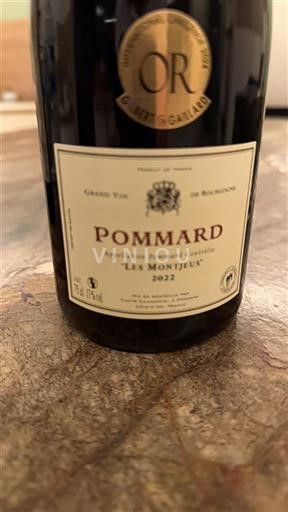 Bourgogne Pommard Capitaingagnerot Les Montjuex 2022