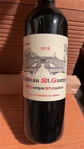 Bordeaux Saint-Georges-Saint-Émilion Château St. Georges 2018