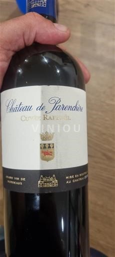 Bordeaux Bordeaux Supérieur Château Parenchere Raphaël 2019