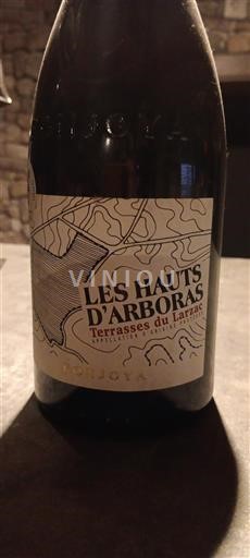 Vin Rouge sec Les Hauts d'Arboras Fonjoya 2017 France Languedoc Terrasses-du-larzac