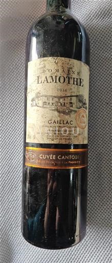 Sud-Ovest Gaillac Domaine Lamothe Cantobi 2016