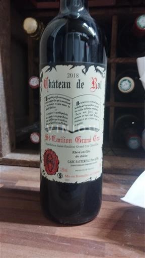 Bordeaux Saint-Émilion Grand Cru Grand Cru Château Roî 2018