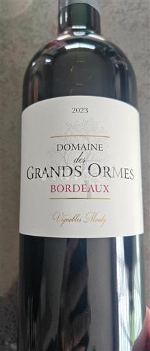 Bordeaux Non specificato Domaine Des Grands Ormes 2023