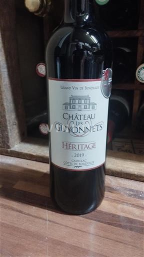 Bordeaux Côtes-de-Bordeaux Château Les Guyonets Héritage 2019