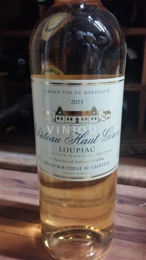 Bordeaux Loupiac Château Haut Giron 2023