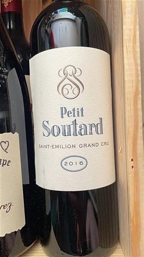 Bordeaux Saint-Émilion Grand Cru Château Soutard Petit Soutard 2016