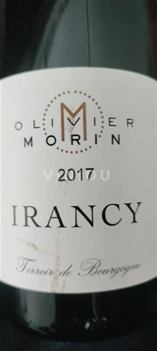 Bourgogne Irancy Olivier Morin 2017