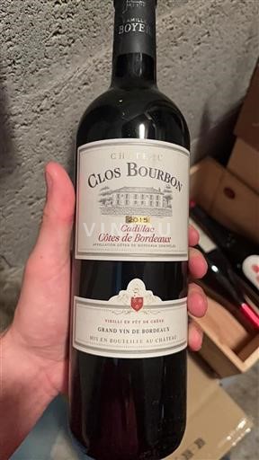 Bordeaux Cadillac-côtes-de-bordeaux Clos Bourbon 2015