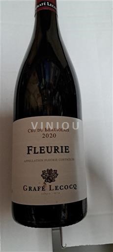 Beaujolais Fleurie. Grafé Lecocq 2020