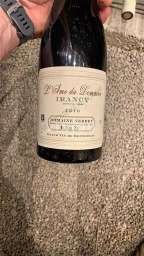 Borgogna Irancy Verret L'Ame du Domaine Senza annata