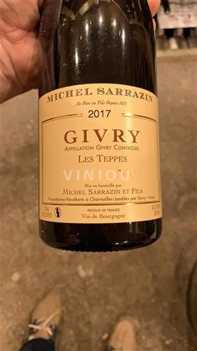Burgundy Givry Michel Sarrazin Les Teppes 2017