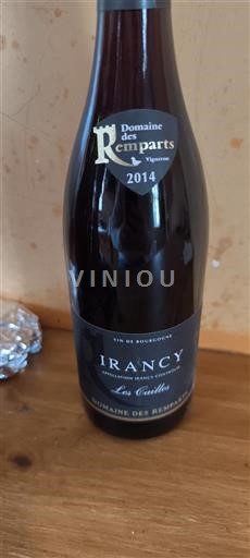 Bourgogne Irancy Domaine Des Remparts Les Cailles 2014