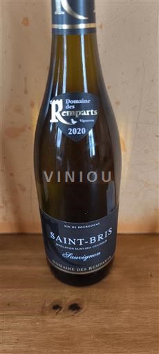 Bourgogne Saint-Bris Domaine Des Remparts Sauvignon 2020