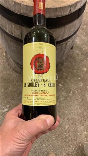 Bordeaux Haut-Médoc Château Le Souley Sainte Croix 2010