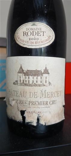 Borgoña Mercurey Premier Cru Château Mercey 2000