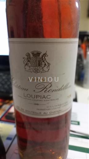 Bordéus Loupiac Château Rondillon 1999