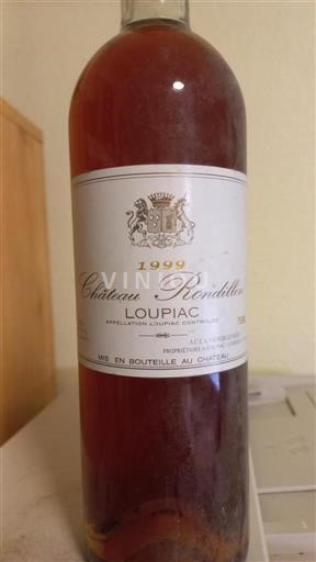 Bordéus Loupiac Château Rondillon 1999