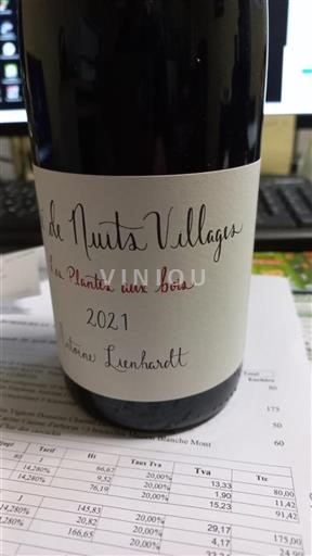 Bourgogne Côte de nuits villages Antoine Lienhardt Les Plantes aux bois 2021