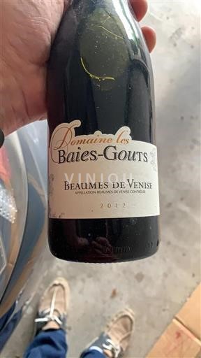 Rhône Valley Beaumes de Venise Domaine Les Baies Goûts 2012