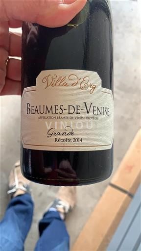 Valle del Ródano Beaumes de Venise Villa Erg Grande 2014