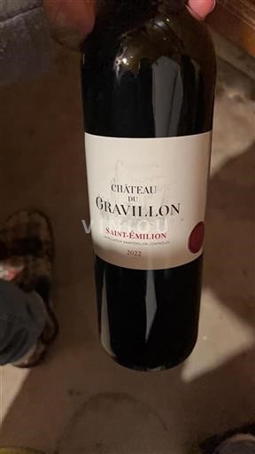 Bordeaux Saint-Émilion Château Gravillon 2022