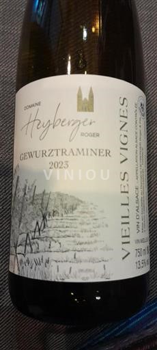 Vin Blanc sec Vieilles Vignes Heyberger Roger 2023 France Alsace