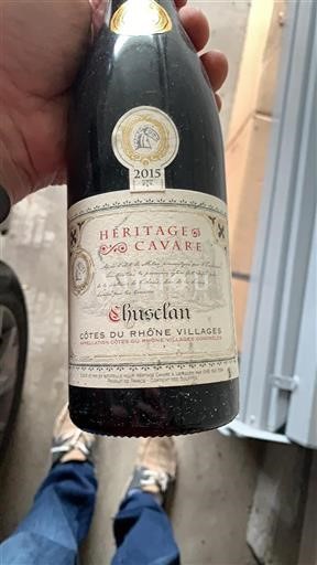 Valle del Rodano Côtes-du-rhône-villages Chusclan Héritage Cavare 2015