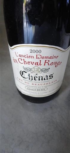 Vin Rouge sec Domaine L'ancien Du Cheval Rouge 2000 France Beaujolais Chénas