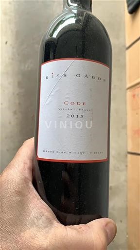 Villány Villányi Franc Kiss Gábor Winery Code 2015