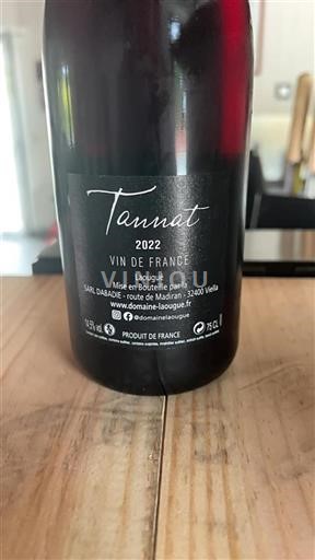 Sydvestfrankrig Ikke specificeret Laougué Tannat 2022