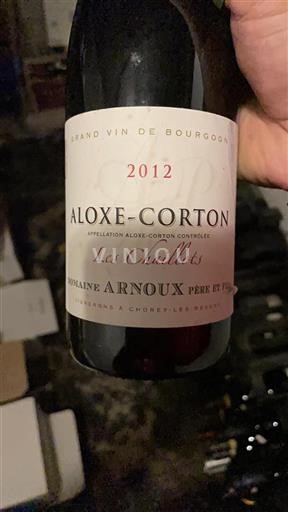 Bourgogne Aloxe-Corton Arnoux Père Et Fils Les Chaillots 2012