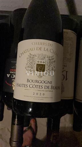 Vin Rouge sec Château La Chaulée 2020 France Bourgogne Hautes Côtes de beaune