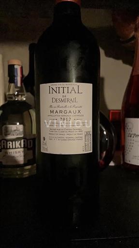 Bordeaux Margaux Grand Cru Château Desmirail Initial de Desmirail 2012