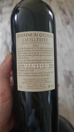South West Lavilledieu Domaine Gazania Prestige 2014