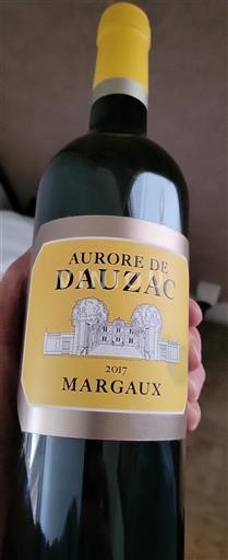 Bordeaux Margaux Grand Cru Château Dauzac Aurore de Dauzac 2017