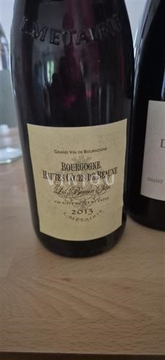 Burgundi Beaunen Ylämaat L.métairie Les Beaux Fils 2013