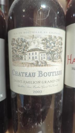 Bordeaux Saint-Émilion Grand Cru Boutisse 2002