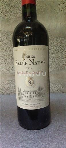 Bordeaux Saint-Émilion Grand Cru Château Belle Nauve 2014