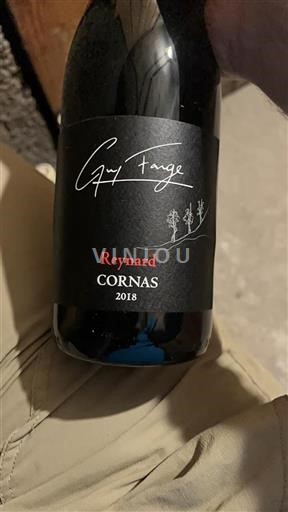 Vin Rouge sec Reynard Guy Farge 2018 France Vallée du Rhône Cornas
