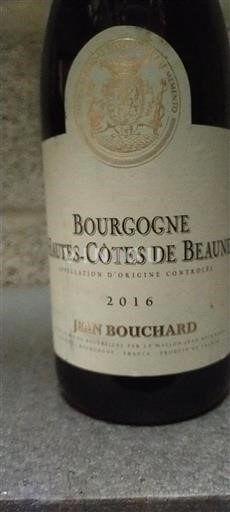 Burgundy Hautes-Côtes de Beaune Jean Bouchard 2016