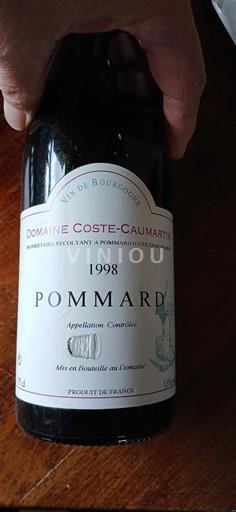 Bourgogne Pommard Domaine Coste Caumartin 1998
