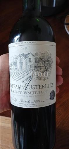 Bordeaux Saint-Émilion Château Austerlitz 1998