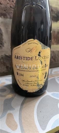 Valle del Loira Coteaux-du-Layon Aristide Luneau 2018