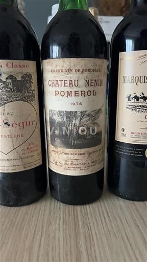 Bordeaux Pomerol Château Nénin 1976