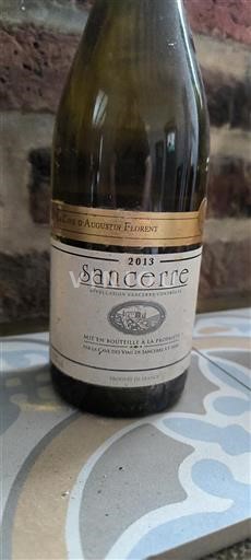 Vallée de la Loire Sancerre La Cave Augustin Florent 2013