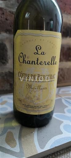 Sydväst Côtes-de-bergerac La Chanterelle Icke årgångsbetecknad